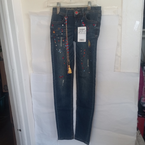 Deasigual Jeans, size 26, new display condition rhinestones jewels - Picture 5 of 10